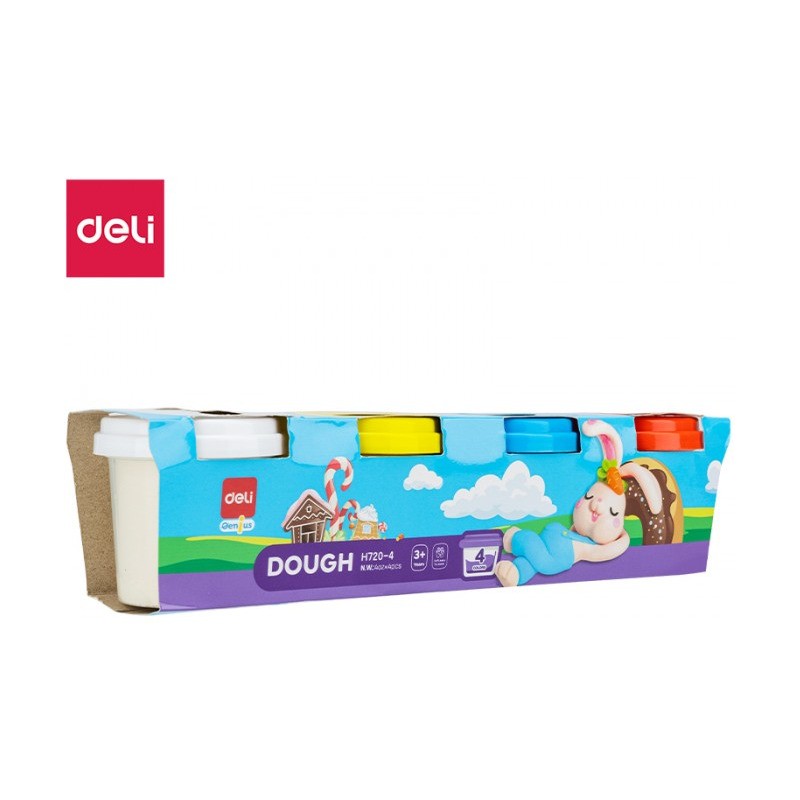 Ciastolina 4 kolory EH720-4 DELI