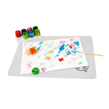 Podkładka na biurko do prac plastycznych 28x38cm A4 przezroczysta PS-A4-02 BIURFOL