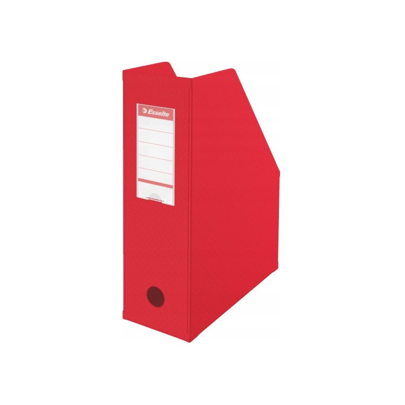 Pojemnik składany A4 100mm czerwony ESSELTE PVC 56073