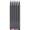 Cienkopisy GRIP 5 kolorów podstawowych 151604 FABER-CASTELL