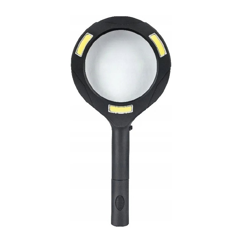 Lupa szklana z podświetleniem LED - szkło powiększające 85mm GR-L01 120-1961 GRAND
