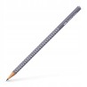 Ołówek SPARKLE SLEEVE szary/szary + temperówka+gumka blister 218482 Faber-Castell