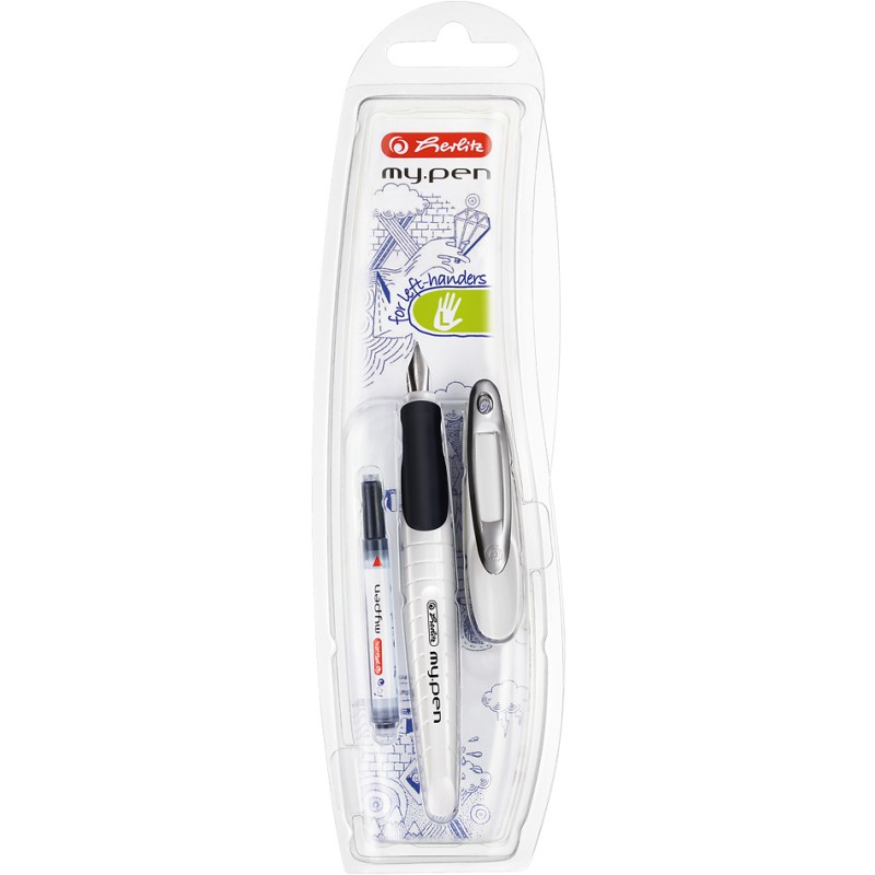 Pióro wieczne MY.PEN białe dla leworęcznych 300002939 HERLITZ