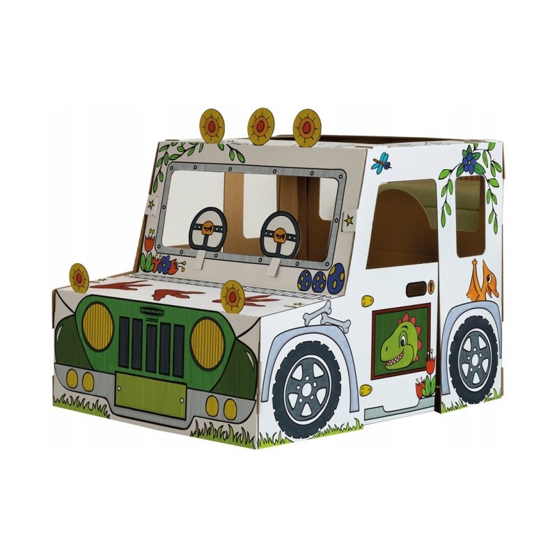 Domek do kolorowania CIĘŻARÓWKA DINOZAUR XL 100142509 FELLOWES