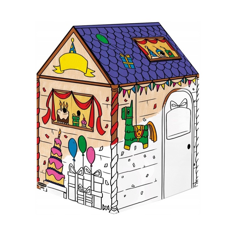 Domek do kolorowania URODZINY XL 100142505 FELLOWES