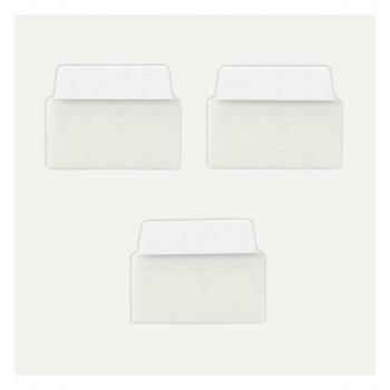 Zakładki indeksujące samoprzylepne 50,8x38,1mm przezroczyste z białą zakładką Ultra Tabs 74787 AVERY ZWECKFORM