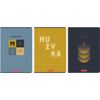 Zeszyt A4 16k pieciolinia MUZYKA pionowy 400206360 HERLITZ