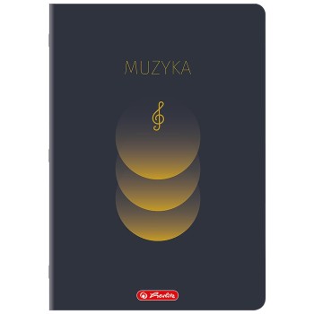 Zeszyt A4 16k pieciolinia MUZYKA pionowy 400206360 HERLITZ