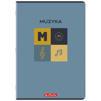 Zeszyt A4 16k pieciolinia MUZYKA pionowy 400206360 HERLITZ