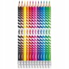Kredki trójkątne ścieralne z gumką 12 kolorów OOPS 832812 COLORPEPS MAPED