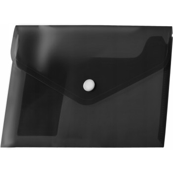 Koperta PP na zatrzask A5 czarna (12 szt.) BT610-V TETIS