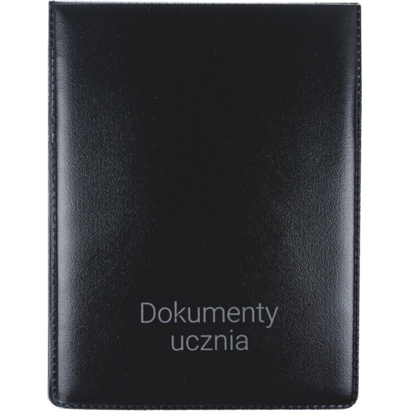 Okładka na dokumenty szkolne ucznia PVC czarna OD-11-01 BIURFOL