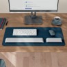 Mata na biurko skórzana 700x360mm ciemnoszara 53850089 LEITZ
