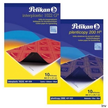 Kalka ołówkowa A4 10ark. 200H niebieska 100401561 PELIKAN