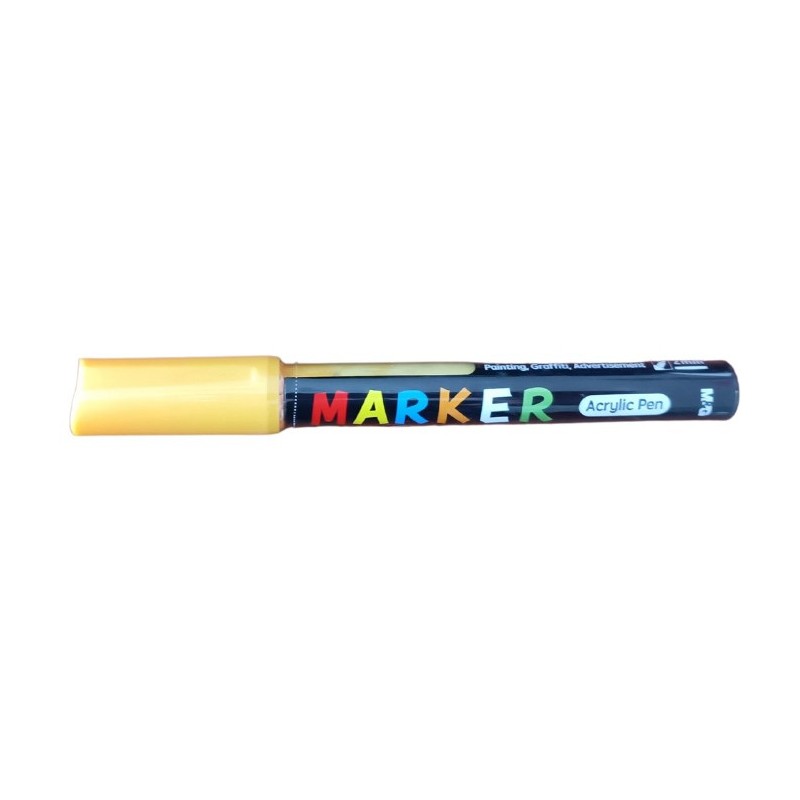 Marker akrylowy 1-2mm jasnożółty MG APL404-15