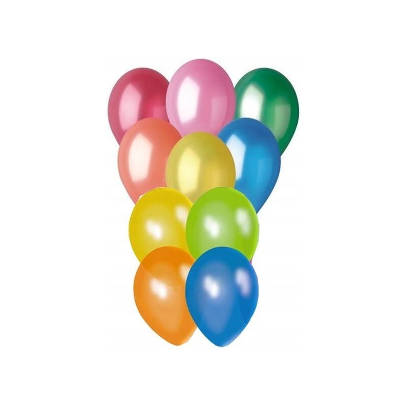 Balony 27cm mix kolorów op. 10szt. BB12-2344 ALIGA