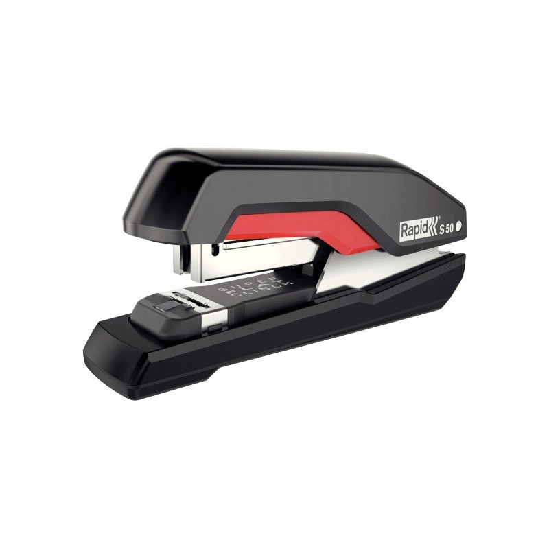 Zszywacz SUPREME S50 czarno-czerwony 50kartek RAPID 5000544