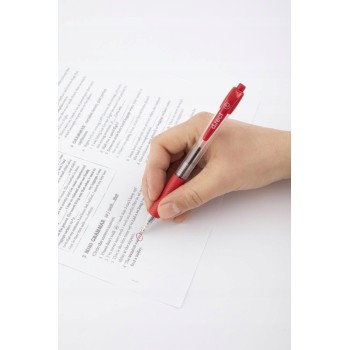Długopis automatyczny 294A czerwony 101322 D.RECT