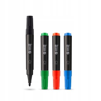 Marker permanentny M200 końcówka okrągła 3mm 4 kolory MM200-99 MEMOBE