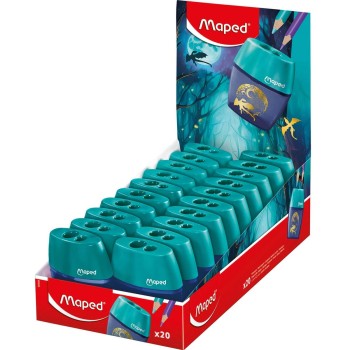 Temperówka MAPED Shaker DRAGON z 2 otworami 035025