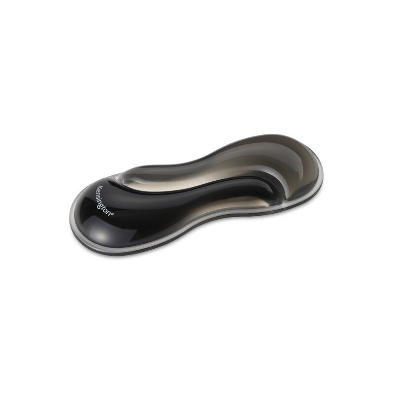 Podkładka żelowa szara Slim Duo Gel pod nadgarstek do myszy/trackballa K62438WW KENSINGTON