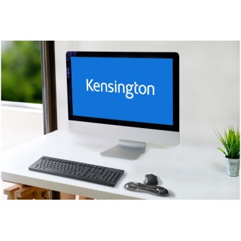 Podkładka żelowa szara Slim Duo Gel pod nadgarstek do myszy/trackballa K62438WW KENSINGTON