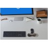 Podkładka żelowa szara Slim Duo Gel pod nadgarstek do myszy/trackballa K62438WW KENSINGTON