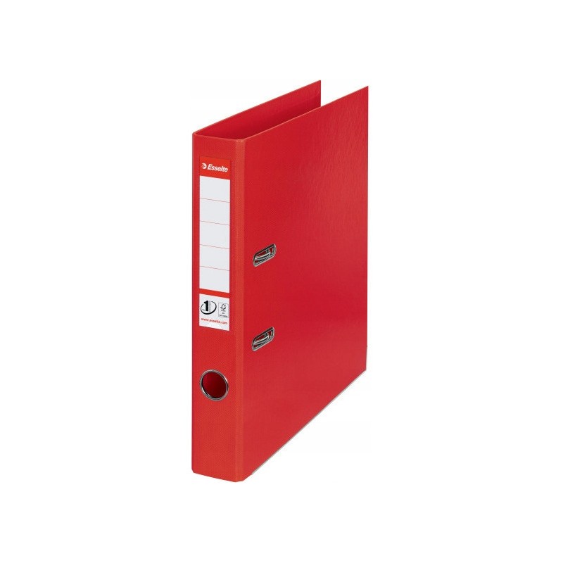 Segregator A4/50mm z mechanizmem czerwony 81143 No.1 ESSELTE
