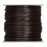 Sznurek bawełniany woskowany 1mm*25m czarny SBW4 BREWIS