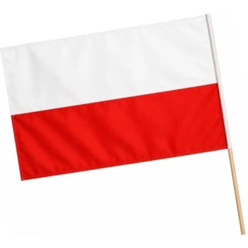 Flaga polski, chorągiewka FL1 68x110cm BREWIS