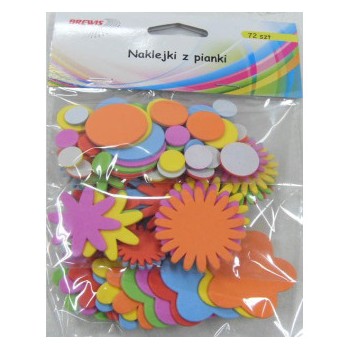 Naklejka piankowa PVC15 kwiatki BREWIS