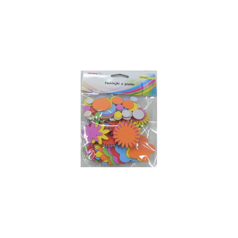 Naklejka piankowa PVC15 kwiatki BREWIS