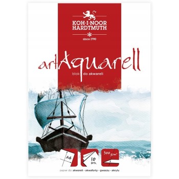 Blok akwarelowy A4 300g. 10 arkuszy ART AQUARELL BLO-AKA4AR KOH-I-NOOR
