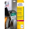Etykiety foliowe A4 białe (10 arkuszy) 63,5x33,9mm L7912-10 do użytku zewnętrznego AVERY ZWECKFORM