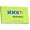 Bloczek STICK"N 127x76mm zielony neon 100k 21171