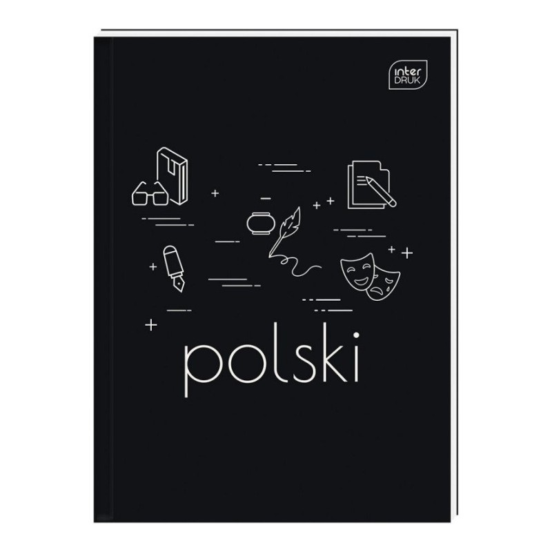 Brulion A5 80k linia 70g Język Polski INTERDRUK