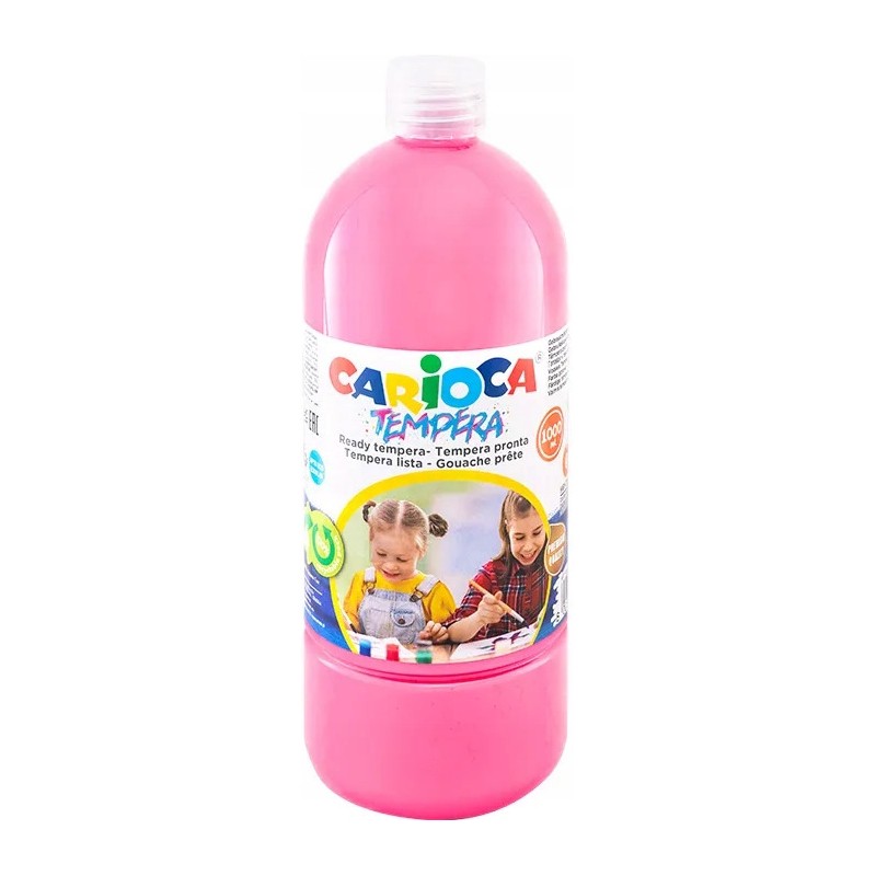 Farba CARIOCA TEMPERA 1000 ml różowa (40430/09) 170-2661