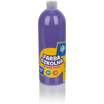 Farba plakatowa szkolna 1000ml fioletowa 301217058 ASTRA