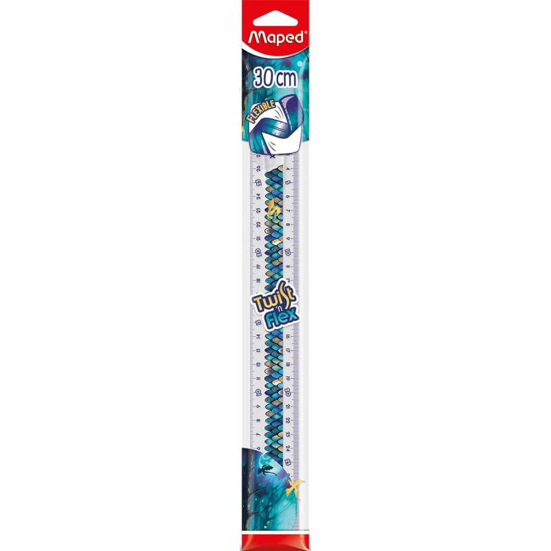 Linijka MAPED TWIST`N FLEX DRAGON niełamliwa 30 cm torebka 279319