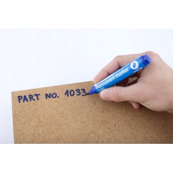 Marker permanentny 2160 niebieski okrągła końcówka 101113 D.RECT