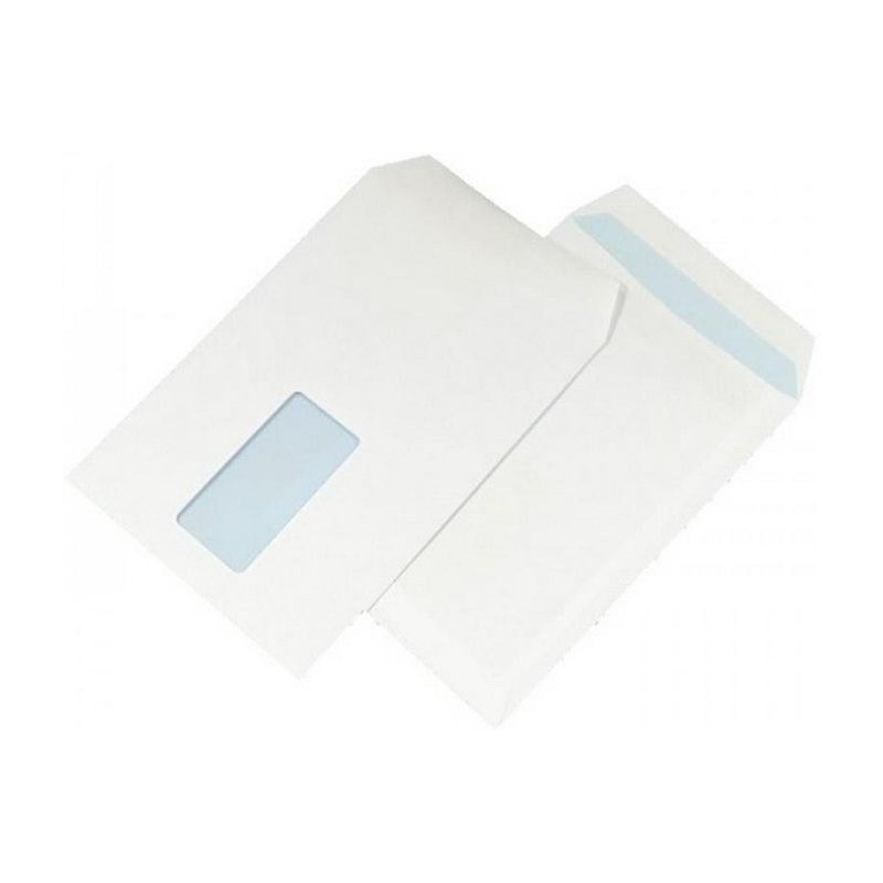 Koperta C5 HK biała 90g okno (500szt.) LEWY/PRAWY środek 45x90mm NC 31432120