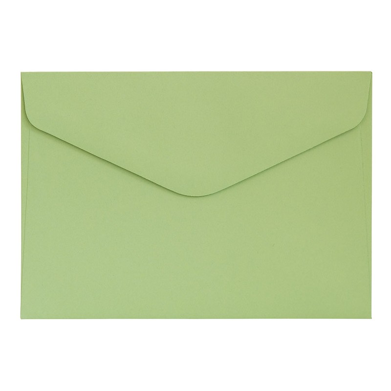 Koperta C6 gładki jasnozielony satynowany 130g. (10szt.) 280233 Galeria Papieru