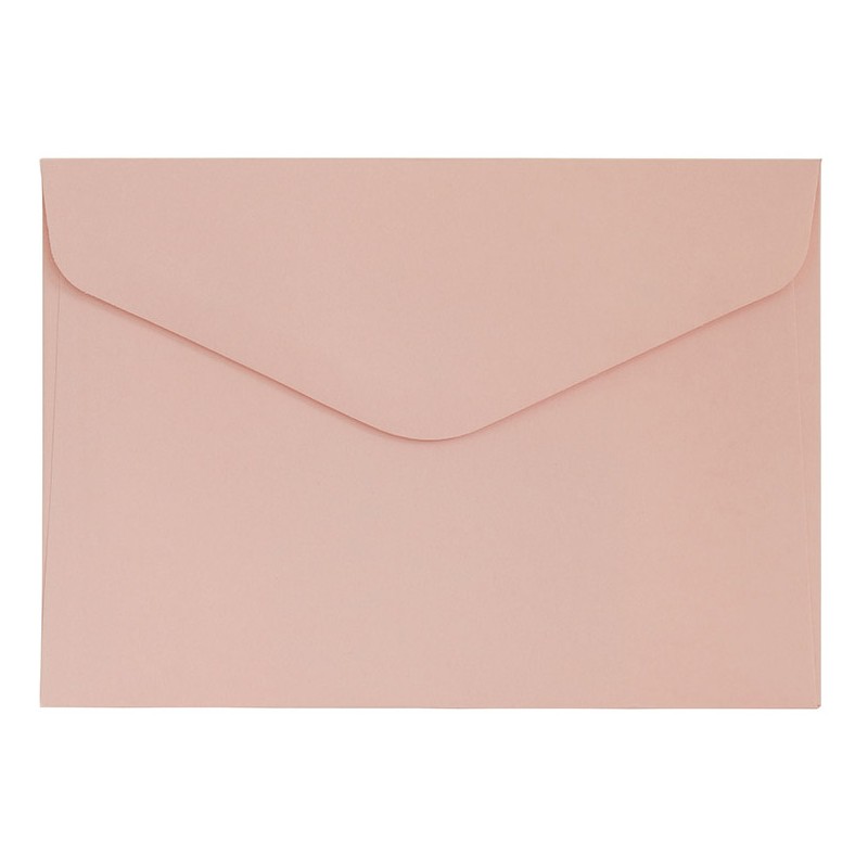 Koperta C6 gładki pudrowy róż satynowany 130g. (10szt.) 280235 Galeria Papieru