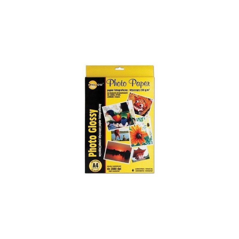 Papier foto YELLOW ONE A4 130g A20 błyszczący (4G130) 150-1177