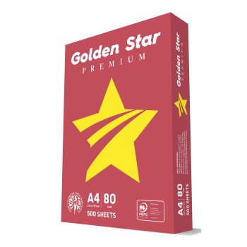 Papier ksero A4 80g (5 ryz) GOLDEN STAR Premium