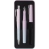 Zestaw POLY Pióro wieczne M + długopis BLUSHING SKY 241054 Faber-Castell
