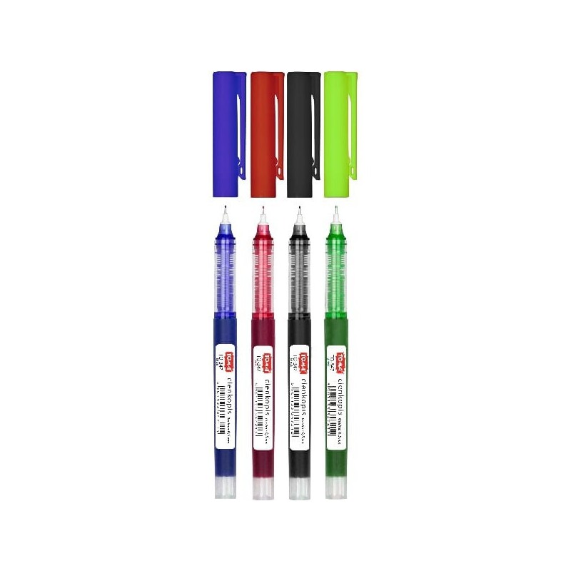 Cienkopisy kapilarne 0,5mm 4 kolory TO-347 TOMA