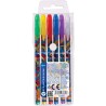 Długopisy żelowe brokatowe 6 kolorów 83885 CENTRUM