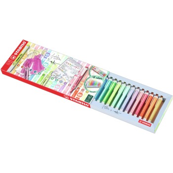 Zakreślacz STABILO SWING COOL pastel 18szt. podstawka na biurko 275/18-02