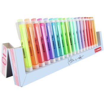 Zakreślacz STABILO SWING COOL pastel 18szt. podstawka na biurko 275/18-02